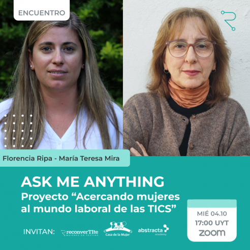 Encuentro: Ask me anything. Proyecto “Acercando mujeres al mundo laboral de las TICS”